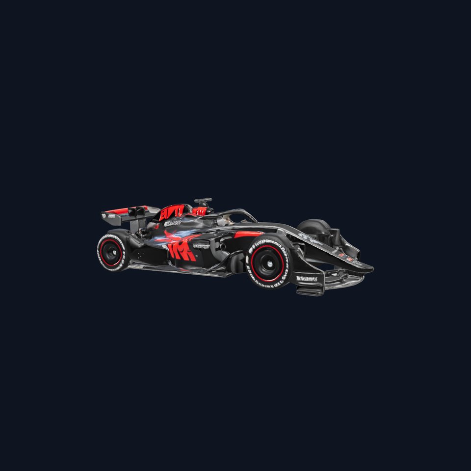 Formula  Racing Car Jet Black Model Pack